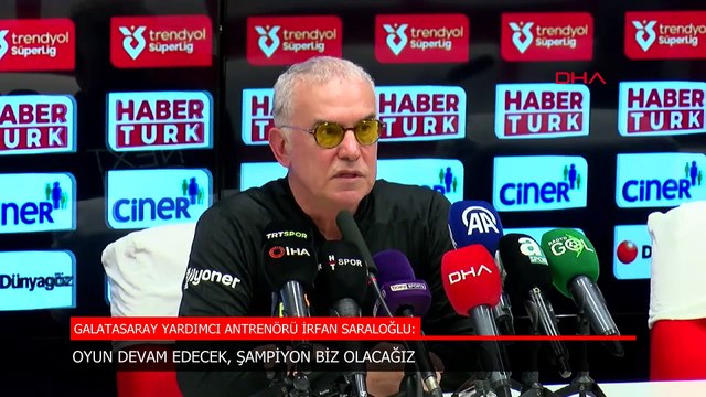 Galatasaray'da İrfan Saraloğlu: Oyun devam edecek, şampiyon biz olacağız