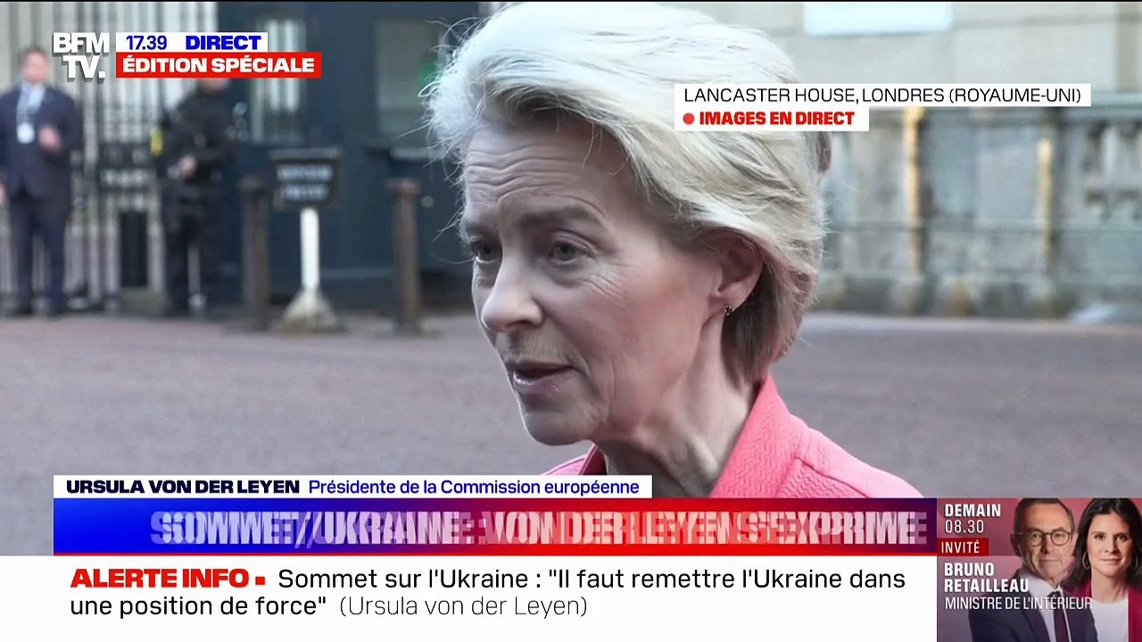 Ursula von der Leyen: "Il faut urgemment réarmer l'Europe"