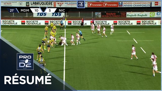 PRO D2 Saison 2024-2025 J22 - Résumé Stade Montois Rugby - Stade Niçois Rugby