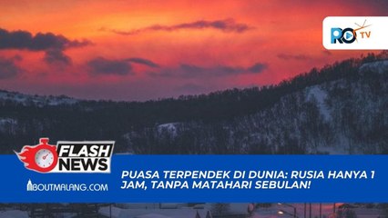 Puasa Terpendek di Dunia: Rusia Hanya 1 Jam, Tanpa Matahari Sebulan!