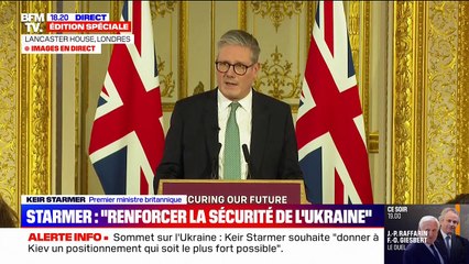 Aide à l'Ukraine: le point presse de Keir Starmer en intégralité