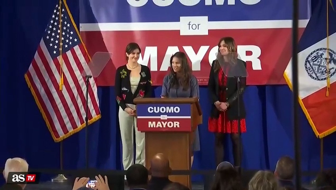 Andrew Cuomo’s Daughters Give Heartfelt Introduction at His First NYC Mayor Campaign Event