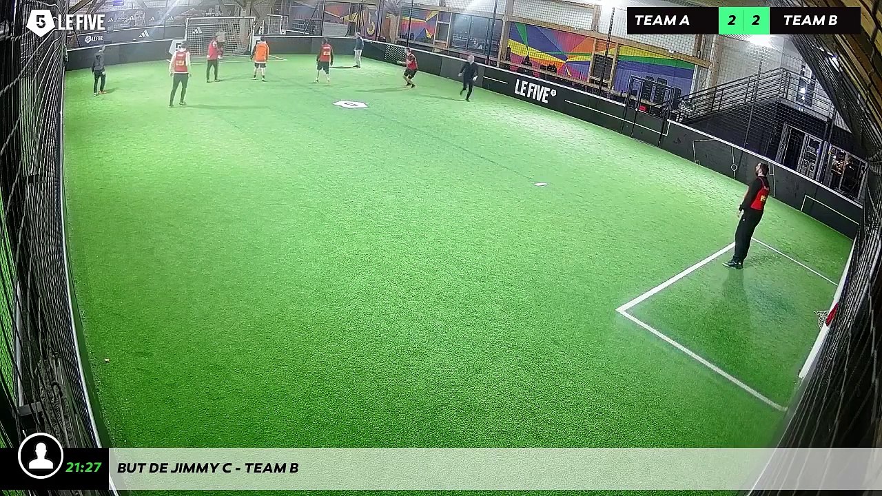 But de Jimmy C - Team B