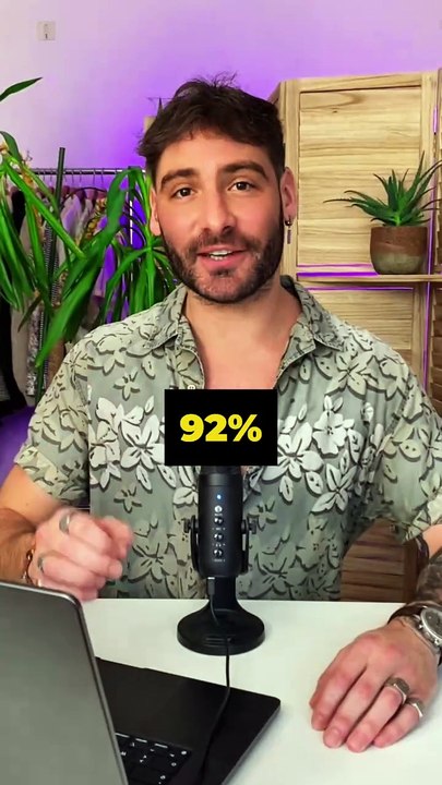 🤯 Savais-tu que 92% des gens ne respectent pas leurs objectifs de bonnes résolutions (productivité) 🧠💥 #productivité