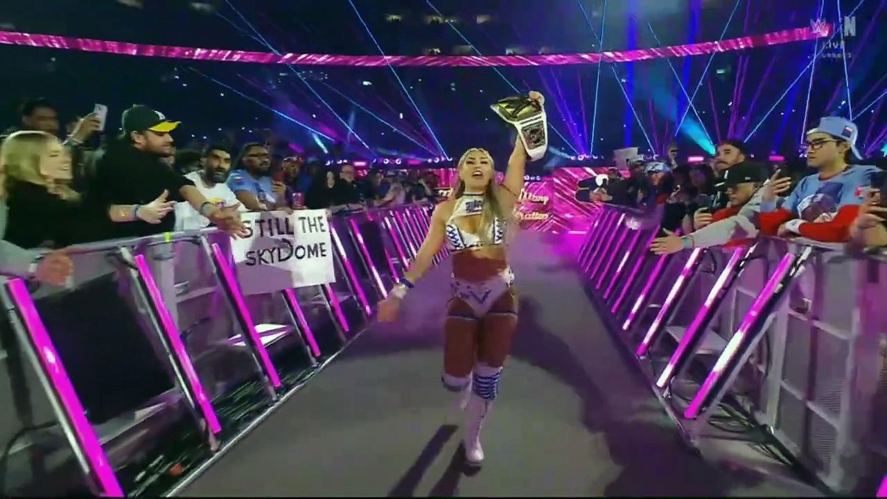 WWE ELIMINATION CHAMBER 2025 : TAG TEAM MATCH : TRISH STRATUS - TIFFANY STRATTON VS NIA JAX - CANDICE LE RAE