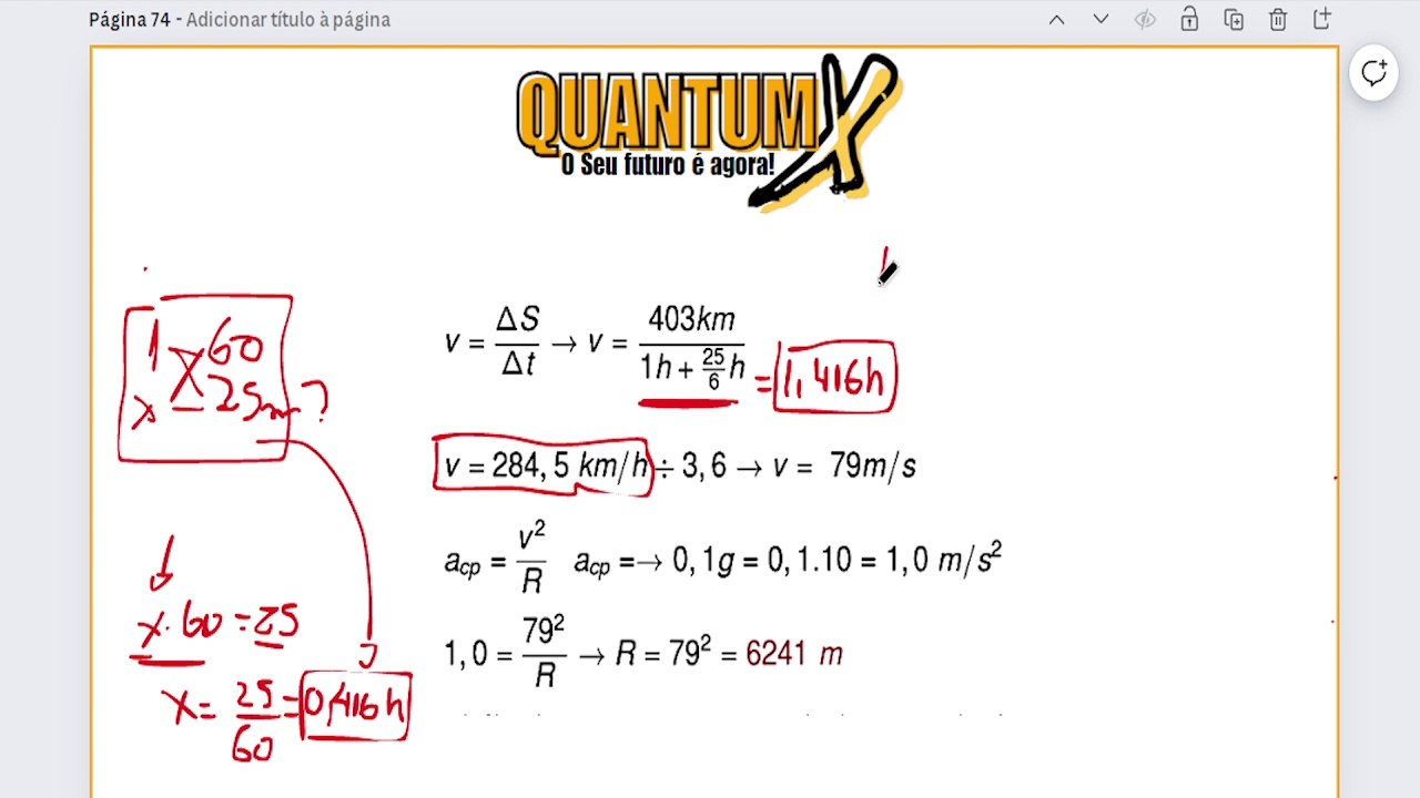 (Enem 2019) O Brasil pode se transformar no primeiro país das Américas a entrar no seleto grupo das nações que dispõem de trens-bala. O Ministério dos Transportes prevê o lançamento do edital de licitação internac- Questões de Física - Quantum X