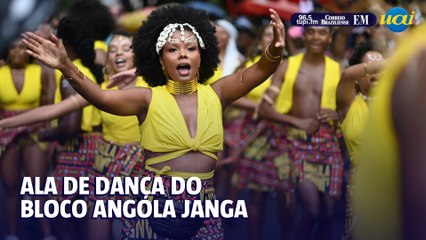 Ala de dança do Bloco Angola Janga