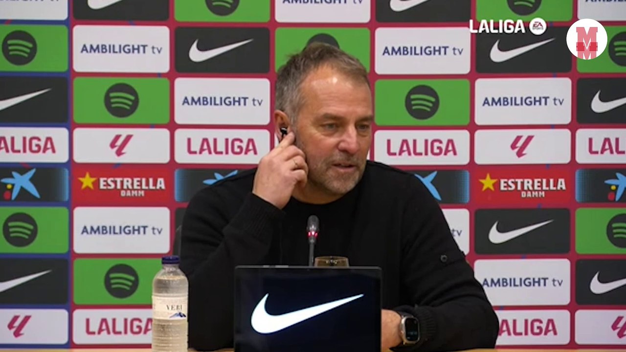 Hansi Flick: "La tarjeta roja ha cambiado todo,...