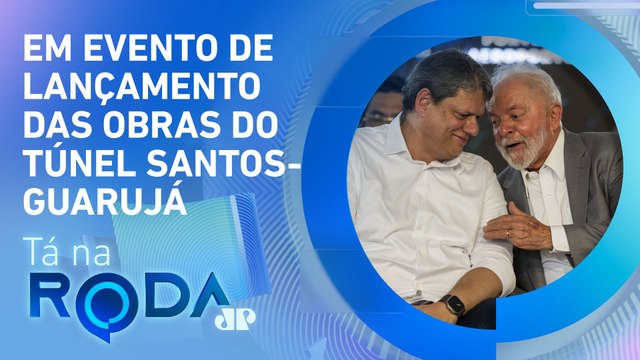 Troca de ‘AFAGOS’ entre LULA e TARCÍSIO incomoda BOLSONARO | TÁ NA RODA