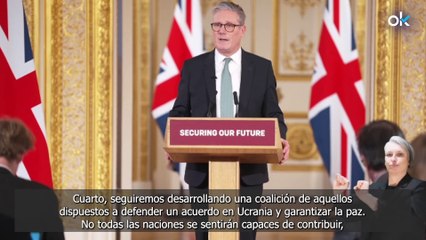 Starmer: "Europa debe hacer el trabajo duro en el nuevo plan para Ucrania"