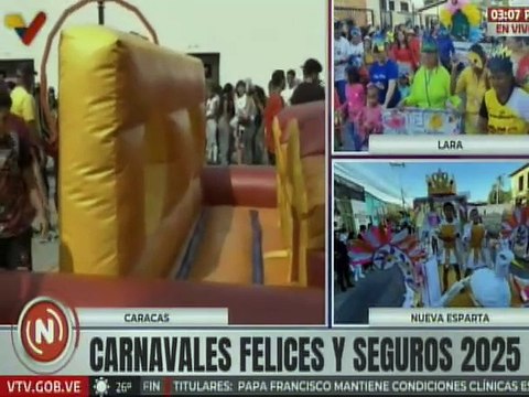 Caracas | Paseo Los Próceres se llena de alegría con actividades infantiles por el Carnaval 2025