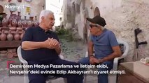 Demirören Medya Pazarlama ve İletişim ekibi, Nevşehir’deki evinde Edip Akbayram’ı ziyaret etmişti