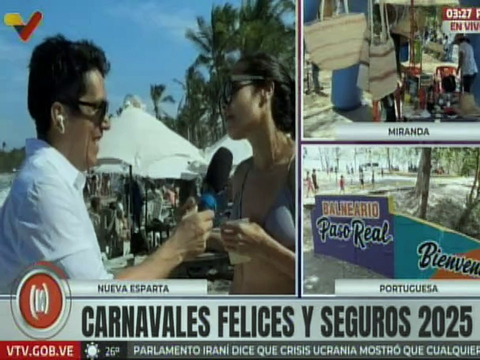 Nva. Esparta | Vacacionistas disfrutan e invitan a compartir un día alegre por el asueto carnestolendo