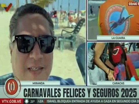Miranda| Temporadistas destacan la seguridad y el ambiente ameno implementado en los Carnavales 2025