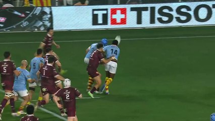 TOP 14 - Essai de Jon ECHEGARAY (UBB) - USA Perpignan - Union Bordeaux-Bègles