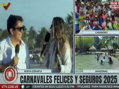 Playas de Nva. Esparta continúan recibiendo a temporadistas por las fiestas carnestolendas