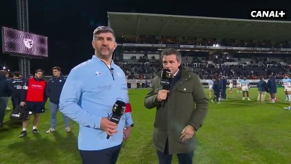 La réaction de Grégory Patat après la victoire de ses joueurs face à l'ASM