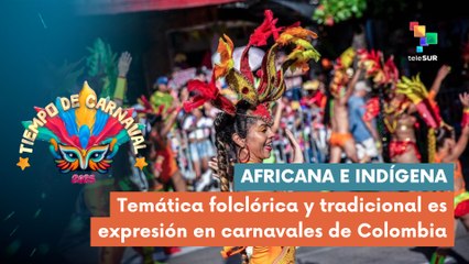 Gran parada de tradiciones folclóricas en Barranquilla
