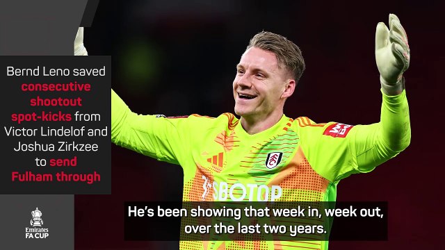 Silva labels penalty-hero Leno 'one of the best goalkeepers in the Premier League'