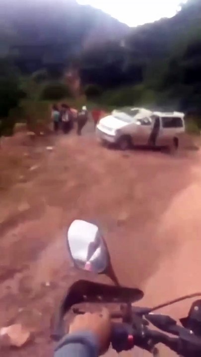 auto aplastado