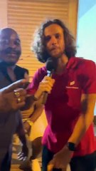 Emmanuel un spectateur lors de la grande parade de Cayenne