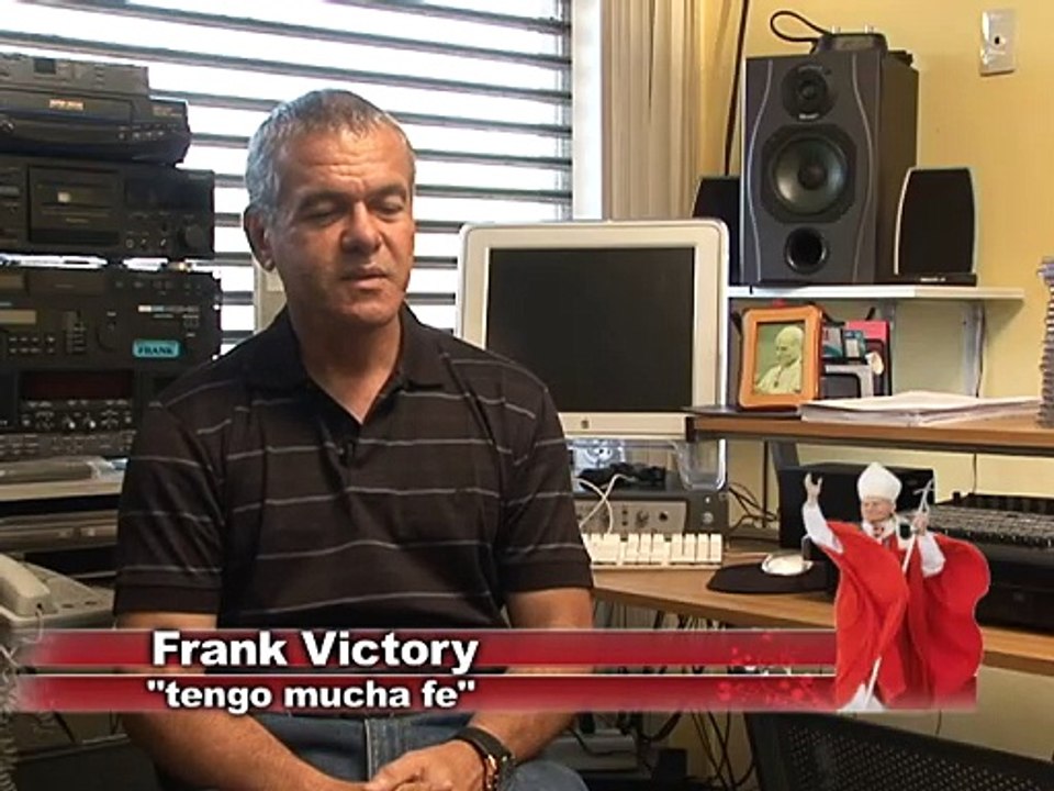 Frank Victory, revela su testimonio con Juan Pablo II