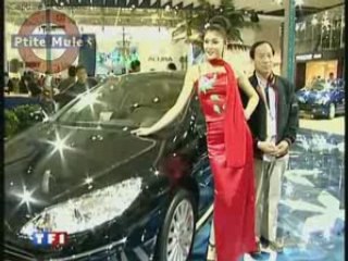 Le salon de l'auto à Pékin
