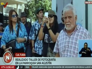 Félix Gerardi ofreció taller de fotografía integral a los habitantes de la pqa. San Agustín