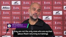 Guardiola expects Rodri to play before the end of the season