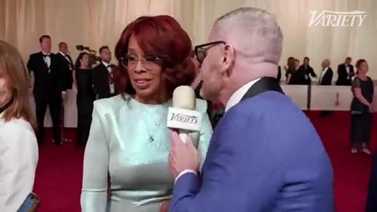 Gayle King Talks About Going to Space on the Oscars Red Carpet