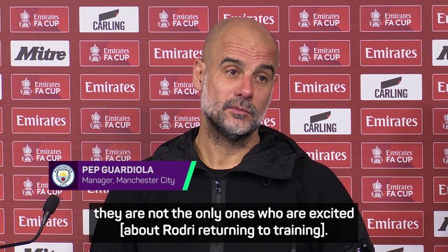 Guardiola expects Rodri to play before the end of the season