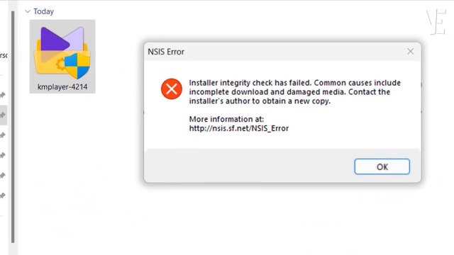 How To Solve Nsis Error Installer integrity check has failed ... Error in Windows 11 / 10 / 8 / 7