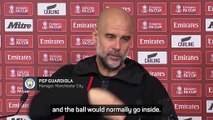 Guardiola slams 'difficult to control' FA Cup ball