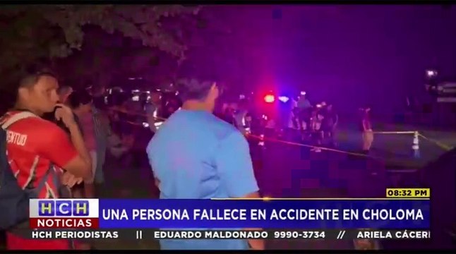 Una persona murió atropellada en el bulevar del Norte, Choloma