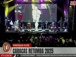 Al ritmo de la música, Omar Acedo alegra a los caraqueños con sus grandes éxitos