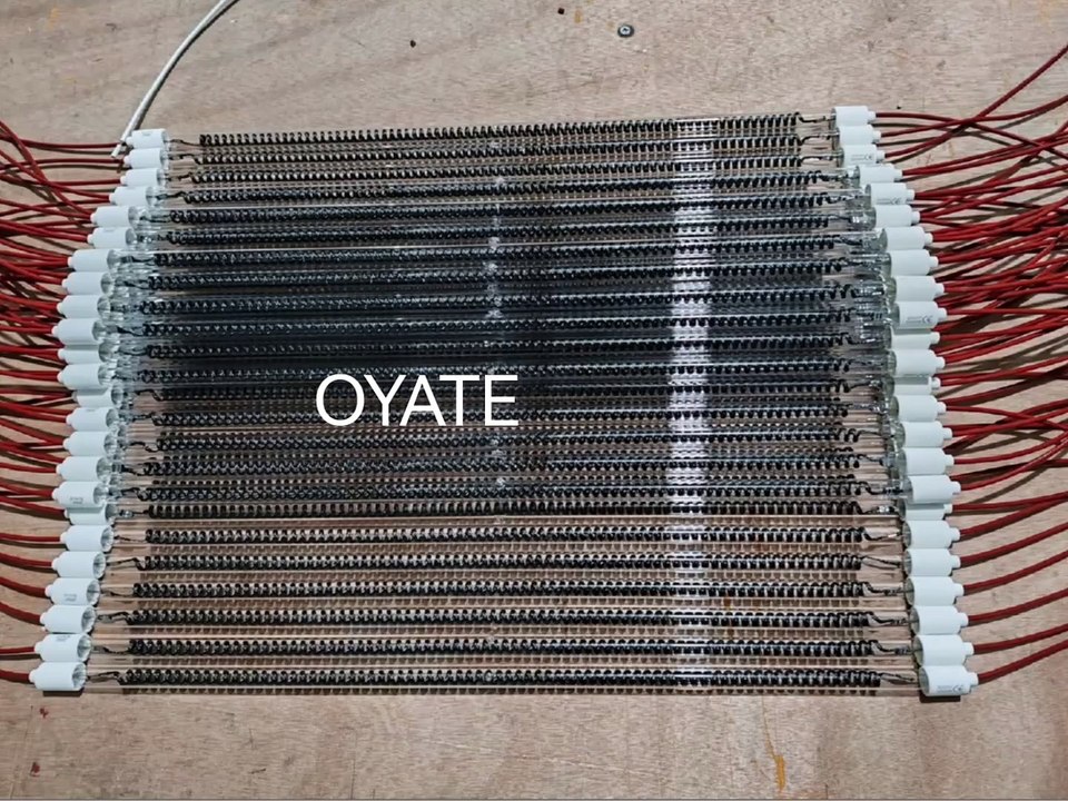 425mm 220v 1000w carbon fiber heat lamps infrared heating lamp for textile machinery