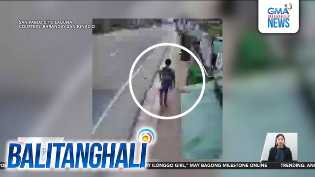 Lalaking naglalakad sa sidewalk, patay matapos masalpok ng SUV | Balitanghali