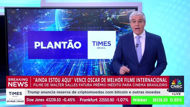 Oscar 2025: 'Ainda Estou Aqui' faz história e leva estatueta de Melhor Filme Internacional