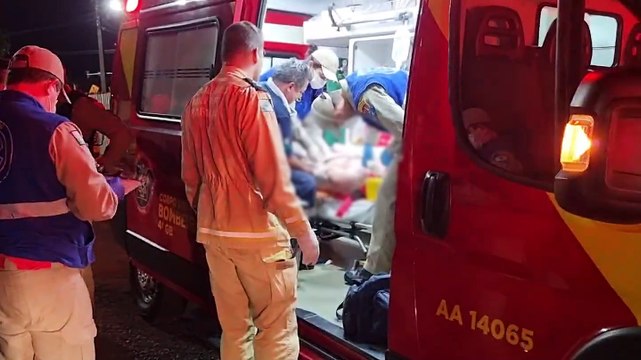 Ferido com facada no pescoço, homem é socorrido em estado grave no Coqueiral