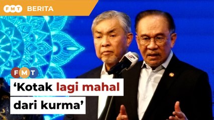 ‘Kotak lagi mahal dari kurma’, PM ingatkan agensi kerajaan tak berlebihan