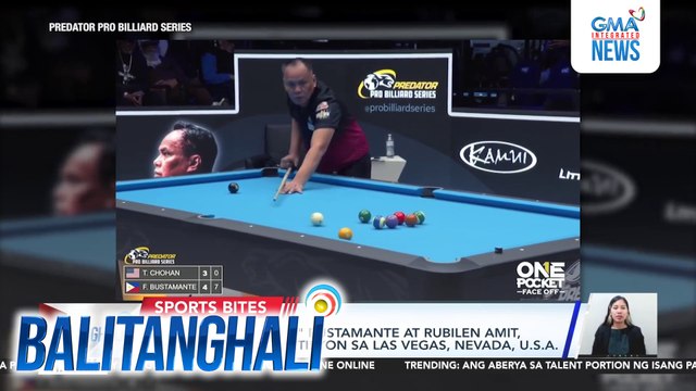 Francisco Django Bustamante at Rubilen Amit, wagi sa mga kompetisyon sa Las Vegas, Nevada, U.S.A. | Balitanghali