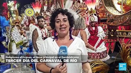 Informe desde Río: las religiones africanas, tema destacado en el Sambódromo