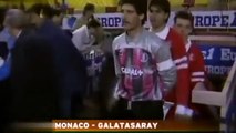 1 Mart 1989 Şampiyon Kulüpler Kupası Çeyrek Final ilk maçı. Monaco 0-1 Galatasaray