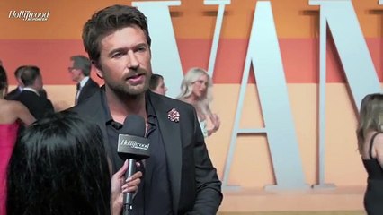 Brandon Sklenar on 'It Ends With Us': "Remember Why We Made This Film" | Vanity Fair Oscars Party