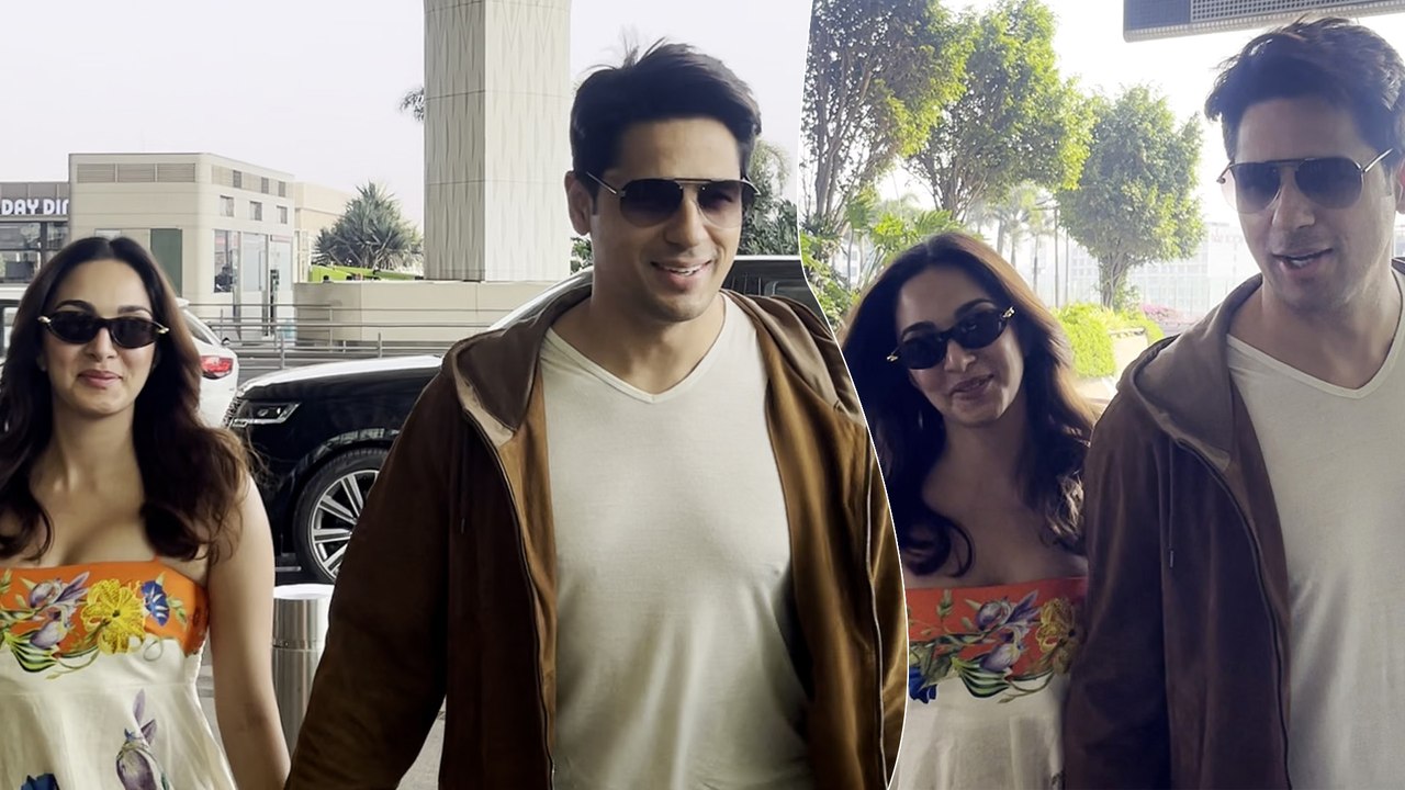 Pregnancy की घोषणा के बाद Sidharth Malhotra और Kiara Advani का एअरपोर्ट पर दिखा खूबसूरत लुक