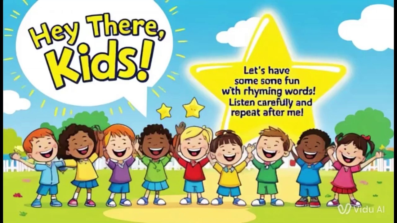 Fun Rhyming Words for Kids! | Learn with Cute Animations & Songs