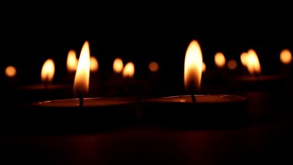 Burning Candles At Night 1