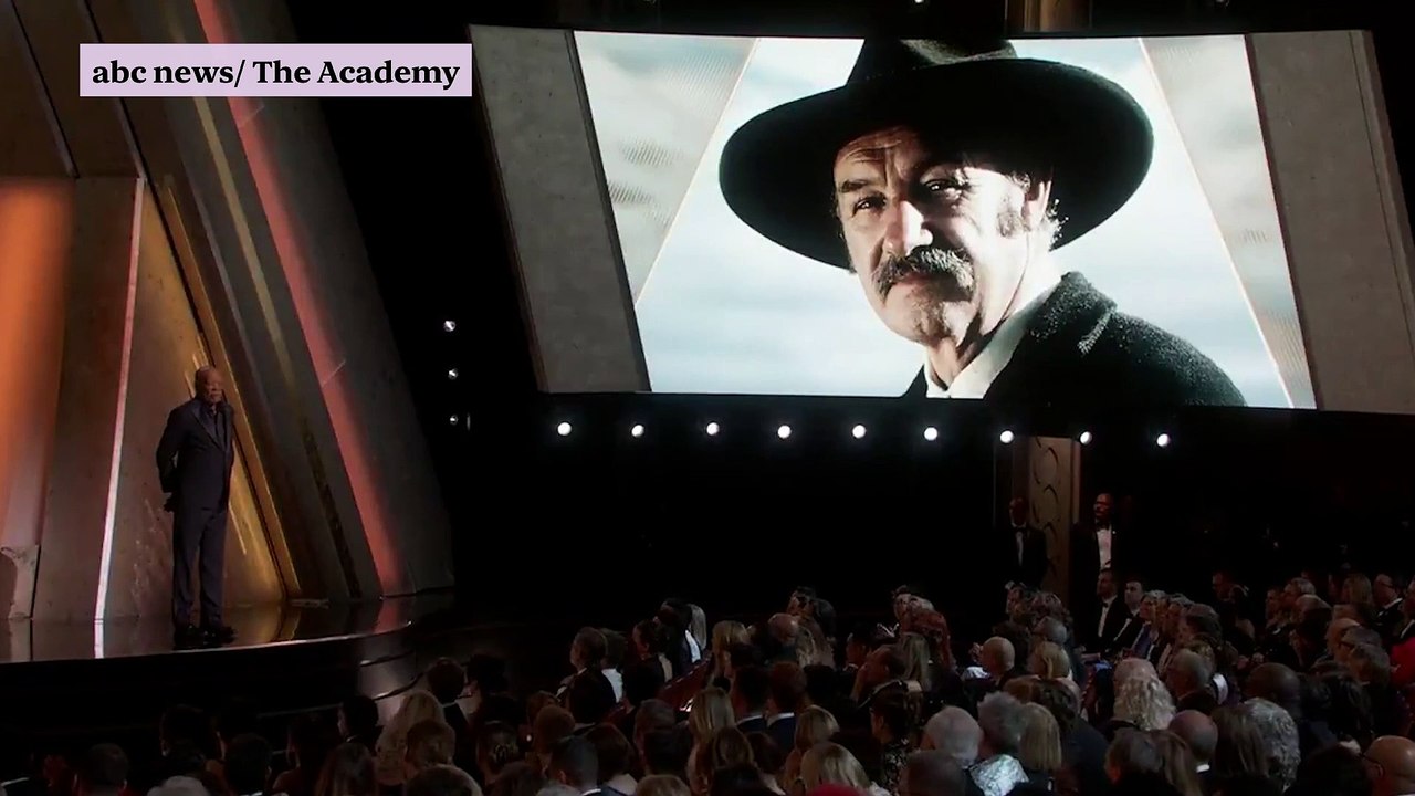 Morgan Freeman moved to tears during Oscars tribute to ‘dear friend’ Gene Hackman