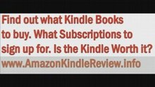 Kindle, Kindle Review, Amazon Kindle - Kindle Books