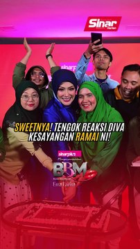 Surprise untuk Primadona!Penonton Borak Bibir Merah buat kejutan ulang tahun yang ke-51 untuk Erra Fazira